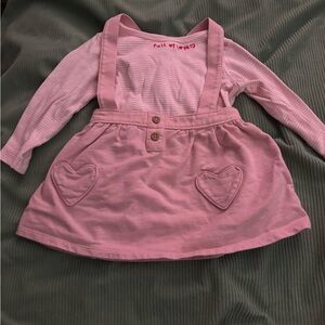 Carter's Pink Striped Baby Dress